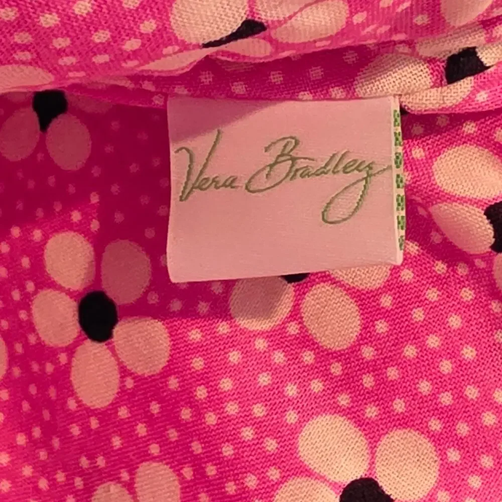 Vera Bradley Priscilla Pink Floral Pattern Mini Handbag 9x7x3